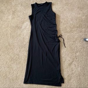 Banana Republic Black Midi Dress Size Medium